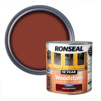 Ronseal 10 Year Woodstain Deep Mahogany Satin - 2.5L
Ronseal 10 Year Woodstain Deep Mahogany Satin - 2.5L