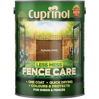 Cuprinol Less Mess Fence Care - Autumn Gold - 5L
Cuprinol Less Mess Fence Care - Autumn Gold - 5L