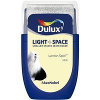 Dulux Light & Space Lemon Spirit Tester Paint - 30ml
Dulux Light & Space Lemon Spirit Tester Paint - 30ml