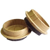 Castor Cups With Felt Base - Light Wood Grain - 45mm - 4 pack
Castor Cups With Felt Base - Light Wood Grain - 45mm - 4 pack