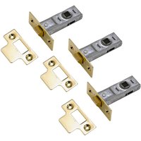 Yale Tubular Latch 64mm / 2.5 inches - Brass - 3 Pack
Yale Tubular Latch 64mm / 2.5 inches - Brass - 3 Pack