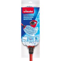 Vileda SuperMocio Microfibre & Cotton Mop
Vileda SuperMocio Microfibre & Cotton Mop