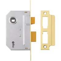 Yale PM320 3 Lever Sashlock 76mm - Brass
Yale PM320 3 Lever Sashlock 76mm - Brass