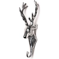 Silver Finish Stag Head Coat Hook
Silver Finish Stag Head Coat Hook
