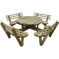 Forest Circular Picnic Table with Seat Backs
Forest Circular Picnic Table with Seat Backs