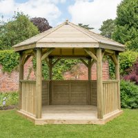Forest (Installation Included) Timber Roof Gazebo - 3.6m
Forest (Installation Included) Timber Roof Gazebo - 3.6m