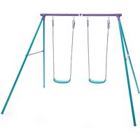 Plum Sedna Double Swing Set - Purple/Teal
Plum Sedna Double Swing Set - Purple/Teal