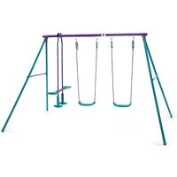 Plum Jupiter Double Swing & Glider Set - Purple/Teal
Plum Jupiter Double Swing & Glider Set - Purple/Teal