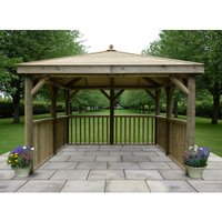 Forest (Installation Included) Timber Roof Square Gazebo No Floor - 3.5m
Forest (Installation Included) Timber Roof Square Gazebo No Floor - 3.5m