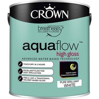 Crown Pure Brilliant White Aquaflow Gloss - 2.5L
Crown Pure Brilliant White Aquaflow Gloss - 2.5L