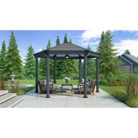 Palram - Canopia Roma Hexagonal Garden Gazebo Grey
Palram - Canopia Roma Hexagonal Garden Gazebo Grey