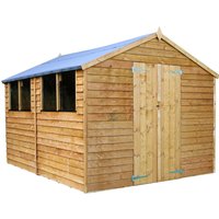 Mercia (Installation Included) 12x8ft Overlap Apex Shed
Mercia (Installation Included) 12x8ft Overlap Apex Shed