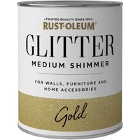 Rust-Oleum Medium Shimmer Gold Glitter - 750ml 
Rust-Oleum Medium Shimmer Gold Glitter - 750ml