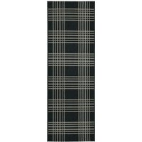 County Check Black Rug - 67 x 200cm 
County Check Black Rug - 67 x 200cm