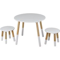 Kids Round Table with 2 Stools - White and Oak
Kids Round Table with 2 Stools - White and Oak