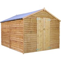 Mercia (Installation Included) 12x8ft Overlap Apex Windowless Shed
Mercia (Installation Included) 12x8ft Overlap Apex Windowless Shed