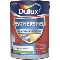 Dulux Weathershield All Weather Smooth Masonry Paint - Jasmine White - 5L
Dulux Weathershield All Weather Smooth Masonry Paint - Jasmine White - 5L