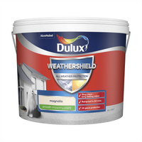 Dulux Weathershield All Weather Smooth Masonry Paint - Magnolia - 10L
Dulux Weathershield All Weather Smooth Masonry Paint - Magnolia - 10L