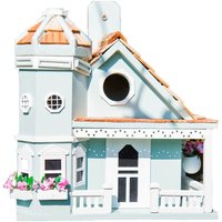 Flower Pot Cottage Bird House Blue
Flower Pot Cottage Bird House Blue