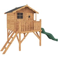 Mercia 4ft11in x 4ft11in Tulip Wooden Playhouse with Tower and Slide - Installation Included
Mercia 4ft11in x 4ft11in Tulip Wooden Playhouse with Tower and Slide - Installation Included