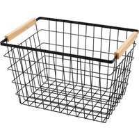 Large Iron Wire Basket with Ash Handles
Large Iron Wire Basket with Ash Handles
