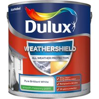 Dulux Weathershield All Weather Smooth Masonry Paint - Pure Brilliant White - 2.5L
Dulux Weathershield All Weather Smooth Masonry Paint - Pure Brilliant White - 2.5L