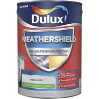 Dulux Weathershield All Weather Smooth Masonry Paint - Pale Slate - 5L
Dulux Weathershield All Weather Smooth Masonry Paint - Pale Slate - 5L