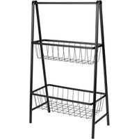 2 Tier Wire Baskets - Black
2 Tier Wire Baskets - Black