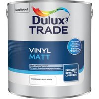 Dulux Trade Vinyl Matt - Pure Brilliant White - 2.5L
Dulux Trade Vinyl Matt - Pure Brilliant White - 2.5L