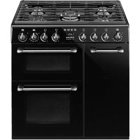 Smeg BU93BL Burghley Dual Fuel Range Cooker- 90cm - Black
Smeg BU93BL Burghley Dual Fuel Range Cooker- 90cm - Black
