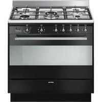 Smeg SUK91MBL9 Concert Duel Fuel Range Cooker - 90cm - Black
Smeg SUK91MBL9 Concert Duel Fuel Range Cooker - 90cm - Black