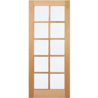 SA Internal Glazed Unfinished Oak 10 Lite Door - 686 x 1981mm
SA Internal Glazed Unfinished Oak 10 Lite Door - 686 x 1981mm