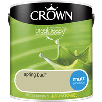 Crown Standard Matt Emulsion Spring Bud - 2.5L
Crown Standard Matt Emulsion Spring Bud - 2.5L