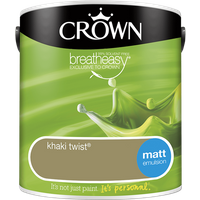 Crown Standard Matt Emulsion Khaki Twist - 2.5L
Crown Standard Matt Emulsion Khaki Twist - 2.5L