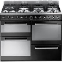 Smeg SYD4110BL Symphony Duel Fuel Range Cooker - 110cm - Black
Smeg SYD4110BL Symphony Duel Fuel Range Cooker - 110cm - Black