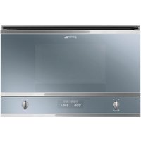 Smeg MP422S Cucina Silver Glass Microwave Oven with Grill and side opening door -320mm depth
Smeg MP422S Cucina Silver Glass Microwave Oven with Grill and side opening door -320mm depth