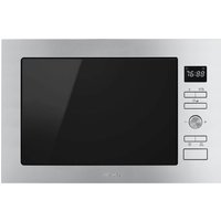 Smeg FMI425X Cucina Stainless Steel Glass Built-in Microwave Oven with Grill complete with Frame - 25 litres
Smeg FMI425X Cucina Stainless Steel Glass Built-in Microwave Oven with Grill complete with Frame - 25 litres