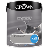 Crown Standard Matt Emulsion Granite Dust - 5L
Crown Standard Matt Emulsion Granite Dust - 5L