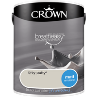 Crown Standard Matt Emulsion Grey Putty - 5L
Crown Standard Matt Emulsion Grey Putty - 5L