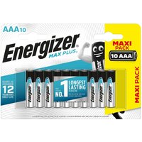 Energizer MAX PLUS Alkaline AAA Batteries - 10 Pack
Energizer MAX PLUS Alkaline AAA Batteries - 10 Pack
