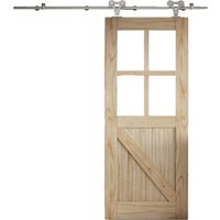 Cottage FLB Sliding Barn Clear Glazed Door with Elegant Track 2073 x 862mm
Cottage FLB Sliding Barn Clear Glazed Door with Elegant Track 2073 x 862mm