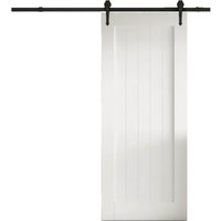Cottage White Primed FLB Sliding Barn Door with Urban Track 2073 x 862mm
Cottage White Primed FLB Sliding Barn Door with Urban Track 2073 x 862mm