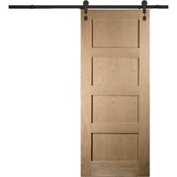 Shaker Oak Sliding Barn Door with Industrial Track 2073 x 862mm
Shaker Oak Sliding Barn Door with Industrial Track 2073 x 862mm