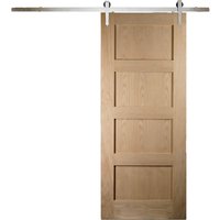Shaker Oak Sliding Barn Door with Provincial Track 2073 x 862mm
Shaker Oak Sliding Barn Door with Provincial Track 2073 x 862mm