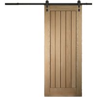 Cottage Oak Sliding Barn Door with Industrial Track 2073 x 862mm
Cottage Oak Sliding Barn Door with Industrial Track 2073 x 862mm