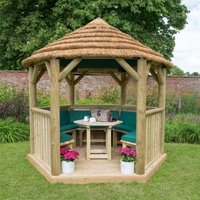 Forest (Installation Included) Thatch Roof Furnished Gazebo - 3m - Green
Forest (Installation Included) Thatch Roof Furnished Gazebo - 3m - Green