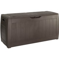 Keter Hollywood Outdoor Garden Storage Box 270L - Brown 
Keter Hollywood Outdoor Garden Storage Box 270L - Brown