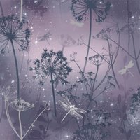 Arthouse Damselfly Floral Smooth Glitter Purple Wallpaper
Arthouse Damselfly Floral Smooth Glitter Purple Wallpaper