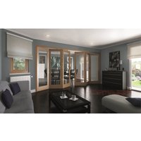 Shaker Oak 1 Light Clear Glazed Interior Folding Doors 3 x 3 2047 x 3771mm
Shaker Oak 1 Light Clear Glazed Interior Folding Doors 3 x 3 2047 x 3771mm