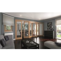 Shaker Oak 1 Light Clear Glazed Interior Folding Doors 5 x 1 2047 x 4227mm
Shaker Oak 1 Light Clear Glazed Interior Folding Doors 5 x 1 2047 x 4227mm